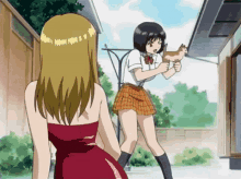 Anime Girl Laser Gif