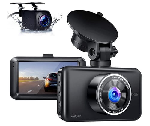 Ainhyzic FHD Dash Cam Front and Rear Camera for Cars