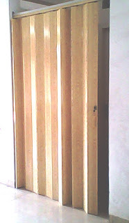  Pintu lipat pvc Penyekat ruangan Folding Door PVC 