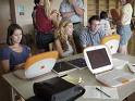 students using computers in the classroom