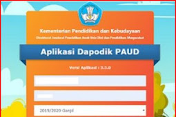 RILIS Aplikasi Dapodik PAUD Offline versi 3.5.0 Terbaru