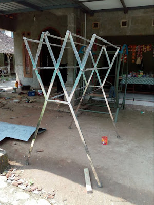 Jemuran Lipat Bahan Stainless Steel 