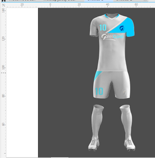 CARA MEMBUAT MOCKUP JERSEY DI COREL DRAW 11