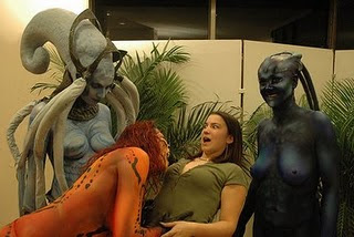 sexy body painting women