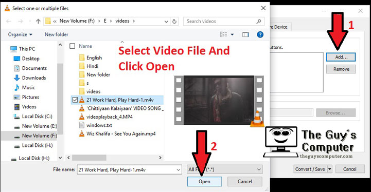 How to convert video to audio using VLC Media Player (Step 2)