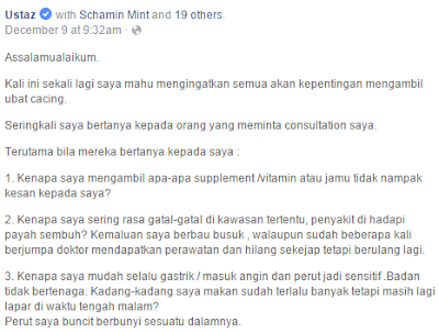 Penangan Ubat Cacing dan Tanda-Tanda Kecacingan - SuperMOM 