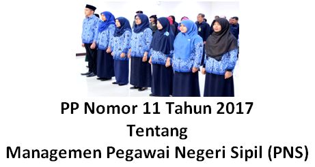 PP No. 11 Tahun 2017 tentang Managemen PNS