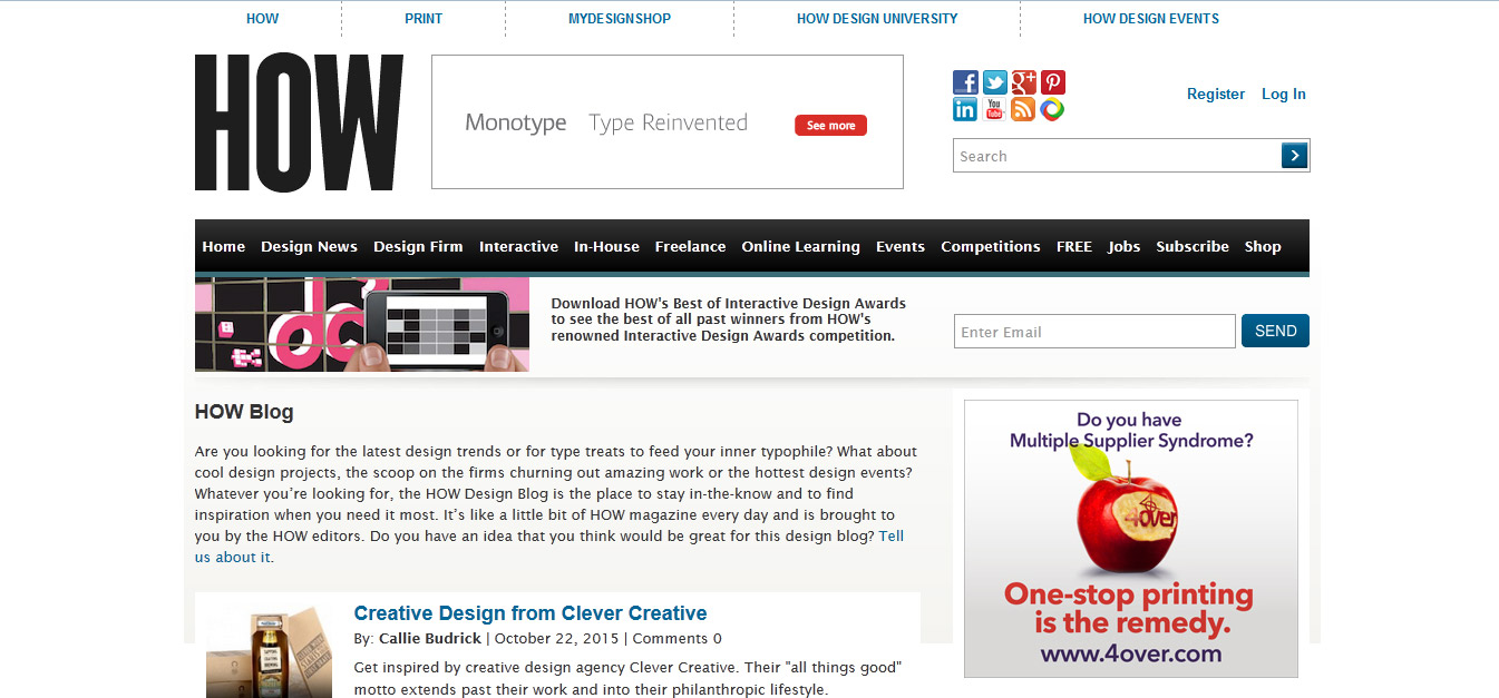 10 Blog Situs Desain  Grafis  untuk Sumber Inspirasi 