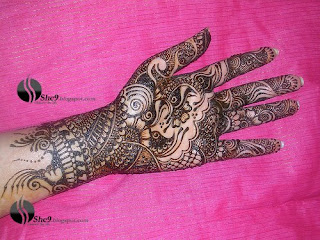 mehndi for Half arm 