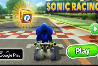 Sonic Games Racing Car