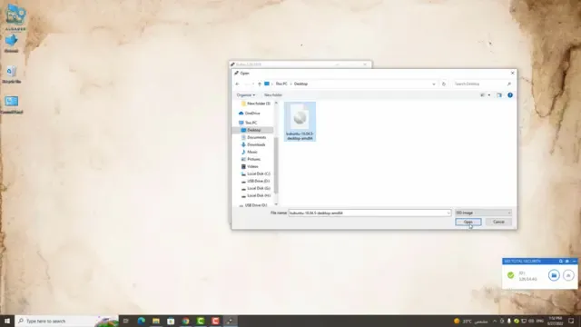 تحميل وتشغيل نظام التشغيل Linux Kubuntu على الفلاش ميمورى