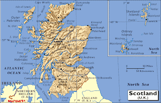 Map of Scotland Pics
