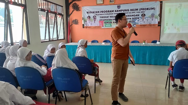 Siswa SD Sawangan Diedukasi Pemilihan Sampah 