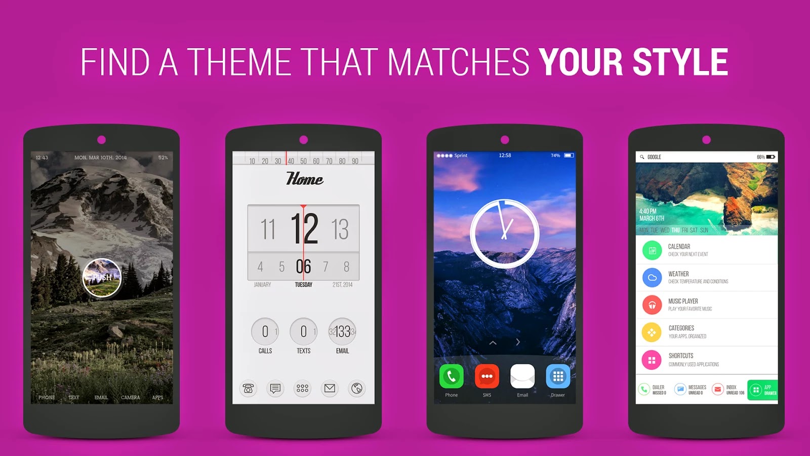 Themer: Launcher, HD Wallpaper v1.64