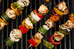 Southern Style Mustard BBQ Chicken Kabobs