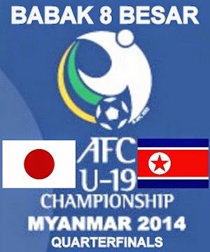 Hasil Pertandingan Jepang Vs Korea Utara, Babak 8 Besar Piala Asia U-19 2014