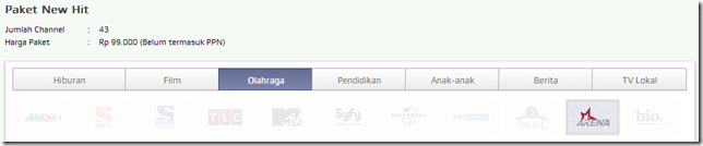 Paket New Hit Telkomvision Olahraga