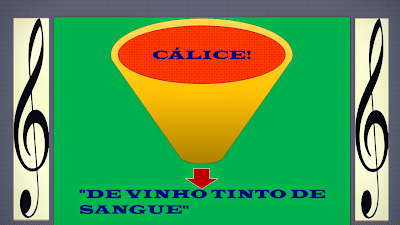 A imagem representa o cálice dramático de sofrimento das vítimas da ditadura militar brasileira de 1964 a 1985.  Cantada em versos metafóricos na   composição "cálice" de Chico Buarque e Gilberto Gil em 1978.