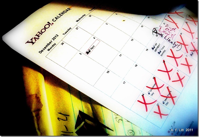 End Of Days! (Death Likely...)  Featured Photo:  December 18, 2012.