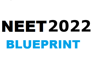 NEET 2022 : BLUE PRINT