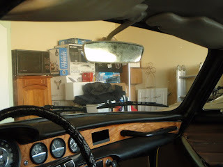 Volvo 1800 Rearview Mirror - Before