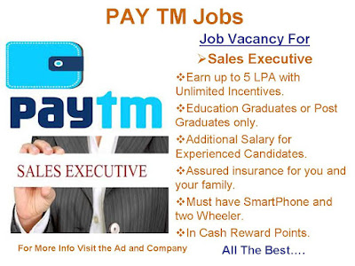 PAY TM Jobs