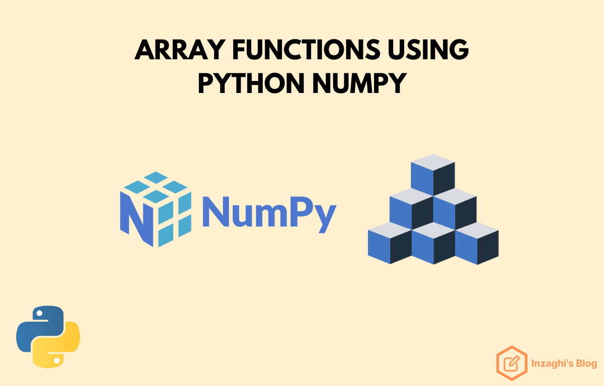 Fungsi Array menggunakan Python NumPy