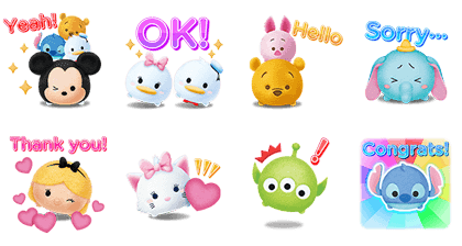 Line スタンプ Line ディズニー ツムツム フリーダウンロード
