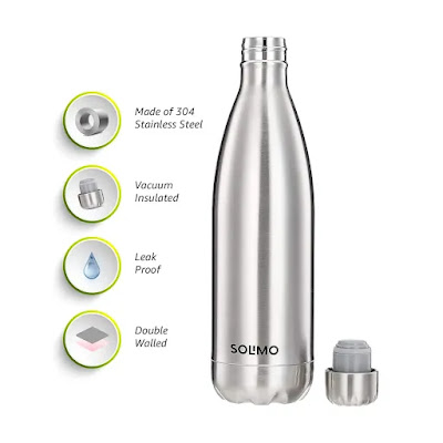 Best Vacuum Insulated Flask Water bottles in India - Best Insulated Thermos Vacuum Flasks for Hot Cold Water