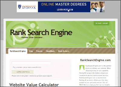 Rank Search Engine