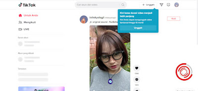 Berhasil masuk ke akun TikTok di PC dan laptop