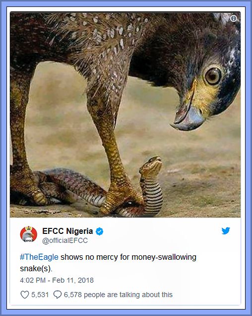 The Nigerian Eagle Devours The Money Eating Snake