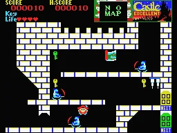 Jogue arcade Castle Excellent para MSX grátis online