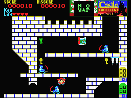 Jogue arcade Castle Excellent para MSX grátis online