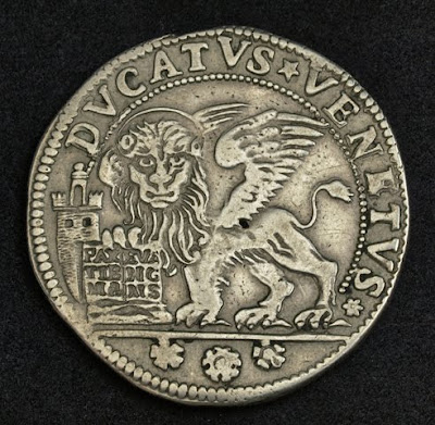 Italian coins Venetian coinage Ducato silver coin