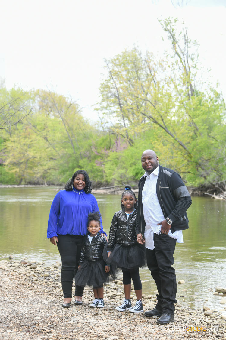 Ann Arbor Family Portrait Photography in Arboretum Outdoor Nature SudeepStudio.com