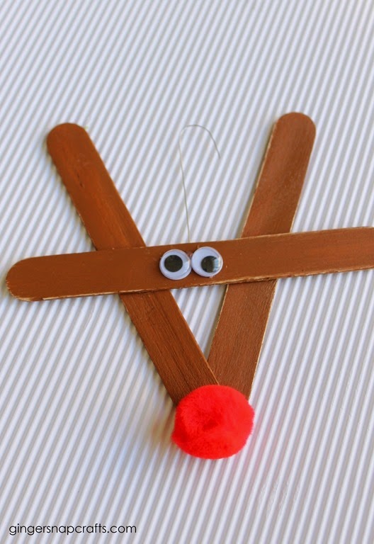 rudolf the red nose reindeer kids craft