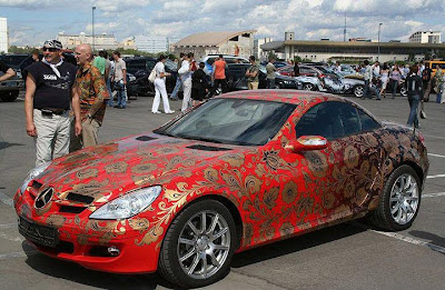 AWESOME CAR PAINTING AIRBRUSH ON HOOD AND BODY 1