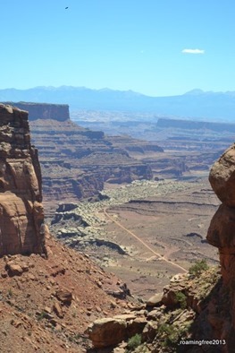 White Rim Trail - on the top of the canyon