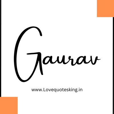 gaurav signature