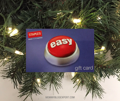 Staples Giftcard Christmas Tree Lights