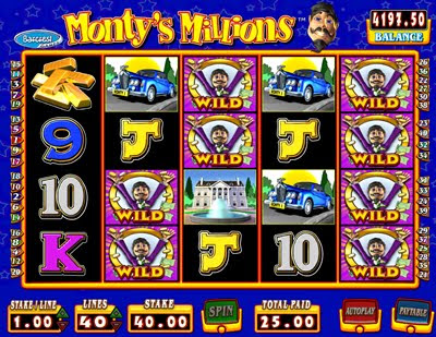 Juego de Casino Gratis - Monty´s Millions