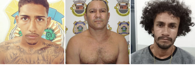Polícia Civil reforça imagens de três foragidos da Justiça durante Operação “Moenda”