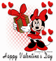 Minnie Mouse Happy Valentines Day