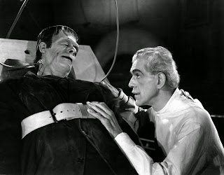 Frankenstein and monster