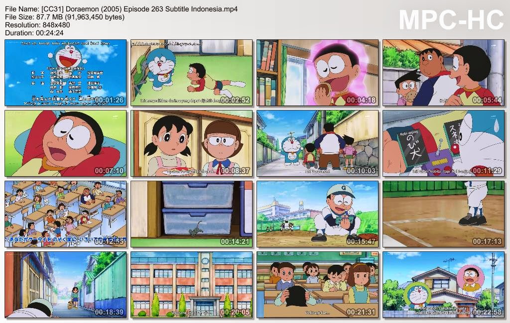 Doraemon (2005) Episode 205 Subtitle Indonesia - Cinema 