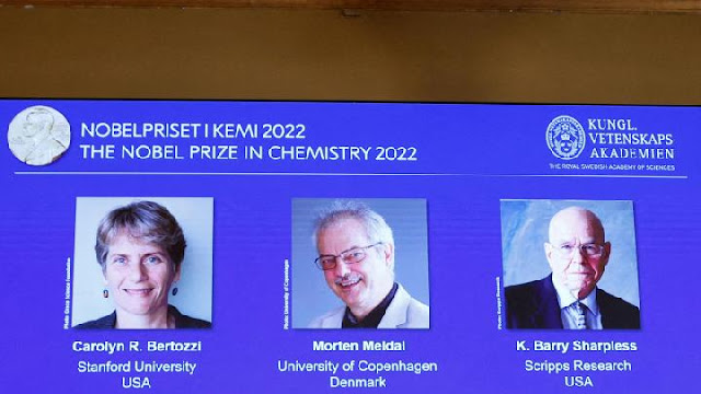 3 Ilmuwan Ini Raih Nobel Kimia 2022, Teliti Molekul yang Klik