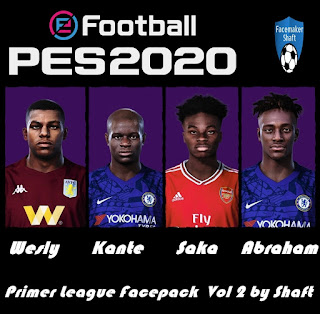 PES 2020 Premier League Facepack vol 2 by Shaft