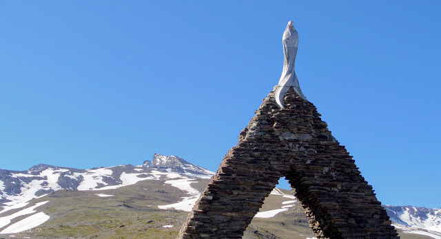 Imagen de la Virgen de las Nieves, Veleta, Sierra Nevada.