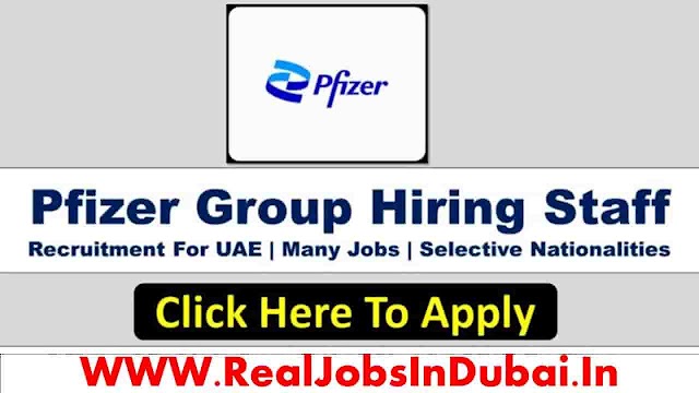 Pfizer UAE Careers Hiring Staff In Dubai